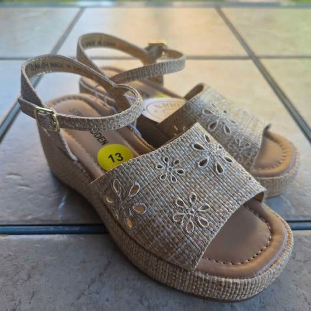 Steve Madden Wedge Sandals Size 13 New